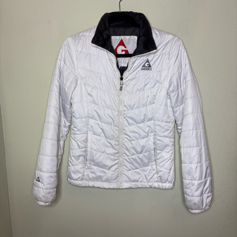 Gerry Women's White Quilted Packable Jacket Small